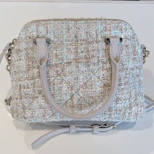 Kate Spade Emerson Place Fabric Tweed Crossbody Bag *Rare*